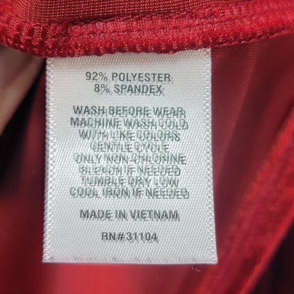 Red Velvet Wrap Blouse Womens 3X Boho Velour Long Sleeve Vampire Gothic Holiday - Picture 8 of 13